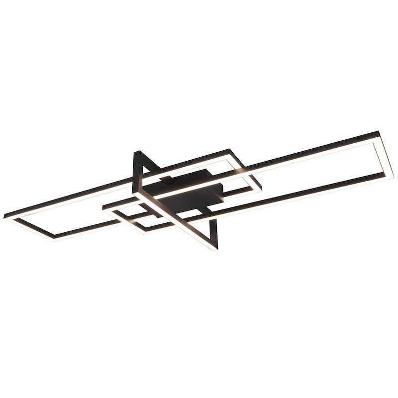 Musta metalli kattolamppu, Hatun, 34W, 3000K LED Musta metalli kattolamppu, Hatun, 34W, 3000K LED