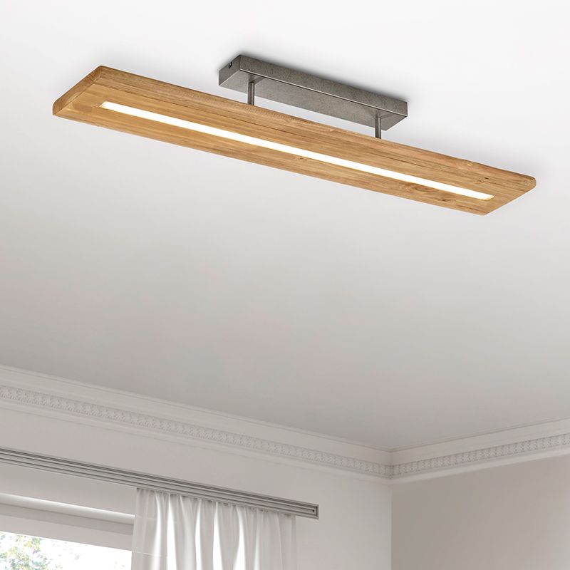 Ruskea puu kattolamppu, Deka, 27W, 3000K LED Ruskea puu kattolamppu, Deka, 27W, 3000K LED
