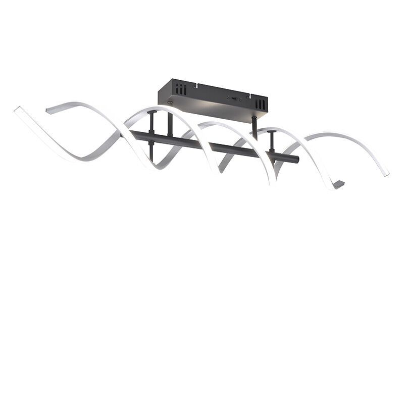 Kromi alumiini kattovalaisin, Sylvian, 41W, white switch LED, 3-portaisesti himmennettävä