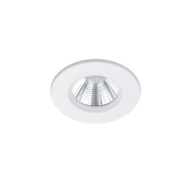 Valkoinen metalli kylpyhuoneen upotettava spottivalaisin, Iman, 5W, 3000K LED, IP65