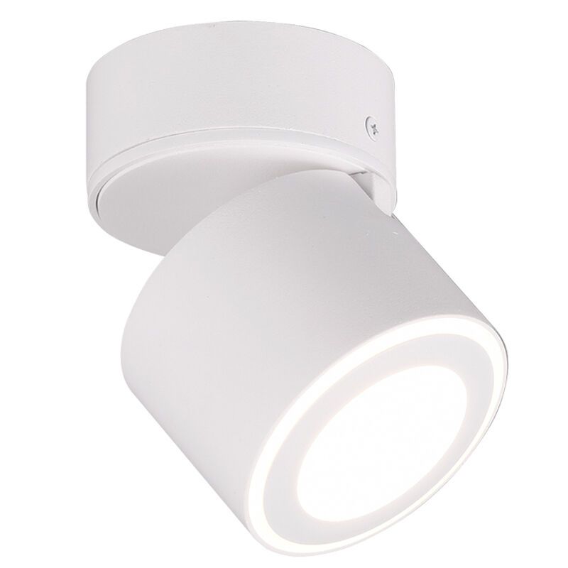 Valkoinen metalli kattolamppu, Jorno, 3,5W, 3000K LED