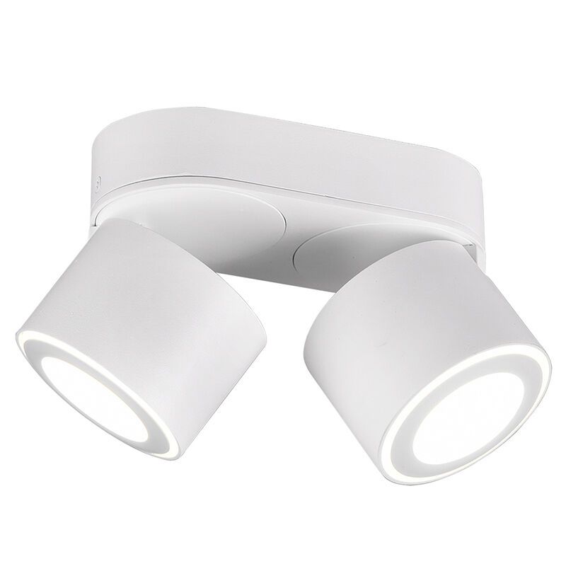 Valkoinen metalli kattolamppu, Jorno, 3,5W, 3000K LED