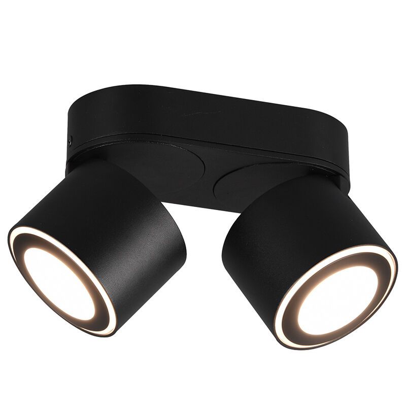 Musta metalli kattolamppu, Jorno, 3,5W, 3000K LED