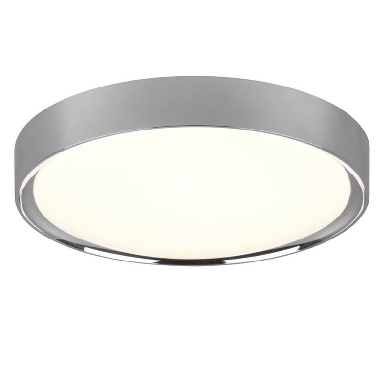 Kromi muovi kylpyhuoneen kattovalaisin, Evelina, 18W, 3000K LED, IP44