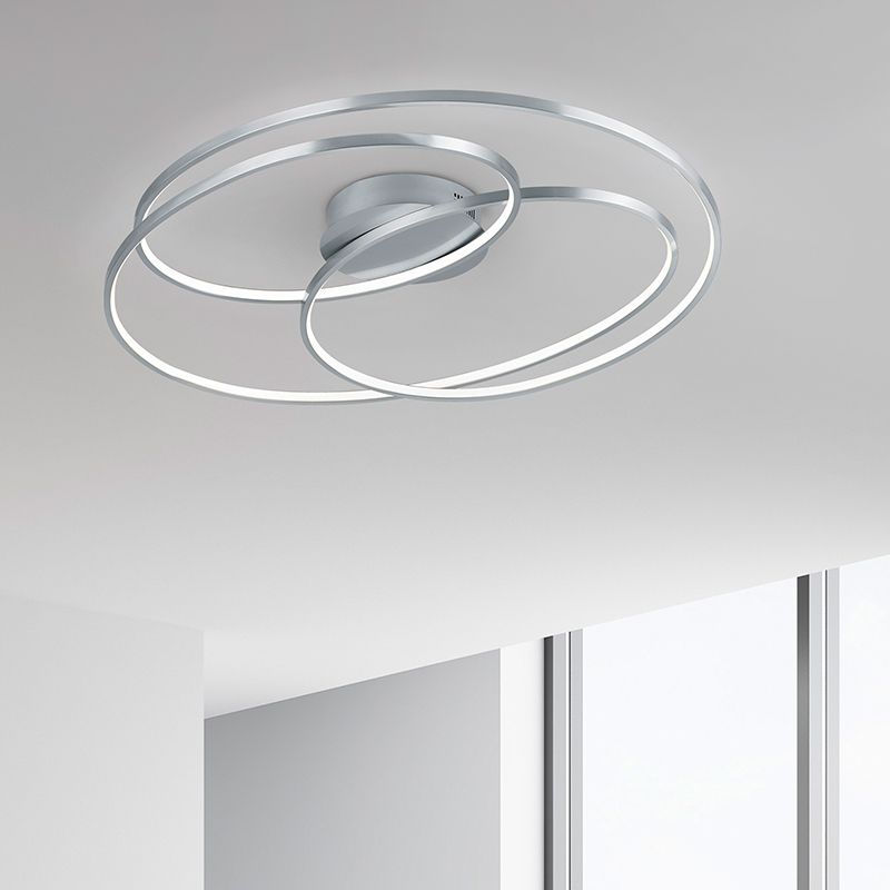 Nikkeli metalli kattolamppu, Sabra, 50W, 3000K LED
