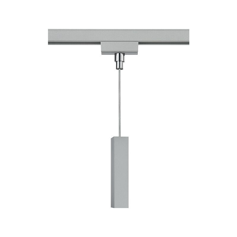 Ripustussovitin 2-vaiheisille kiskospotkuvaloille, harmaa Ripustussovitin 2-vaiheisille kiskospotkuvaloille, harmaa