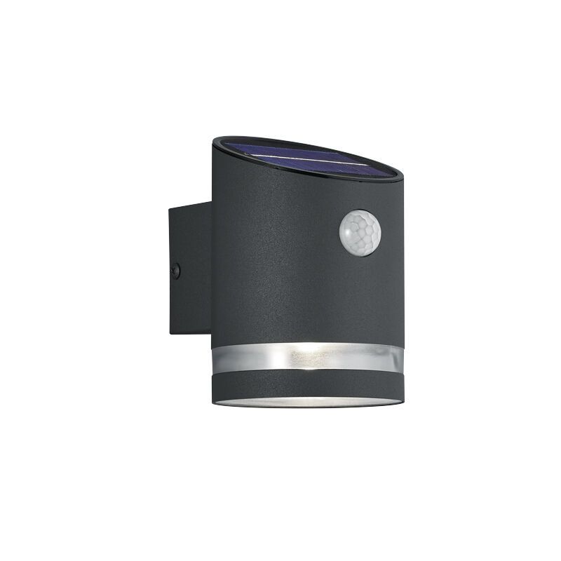 Antrasiitti metalli liiketunnistimella varustettu ulkoseinävalaisin, Suzan, 3W, 3000K LED, IP44