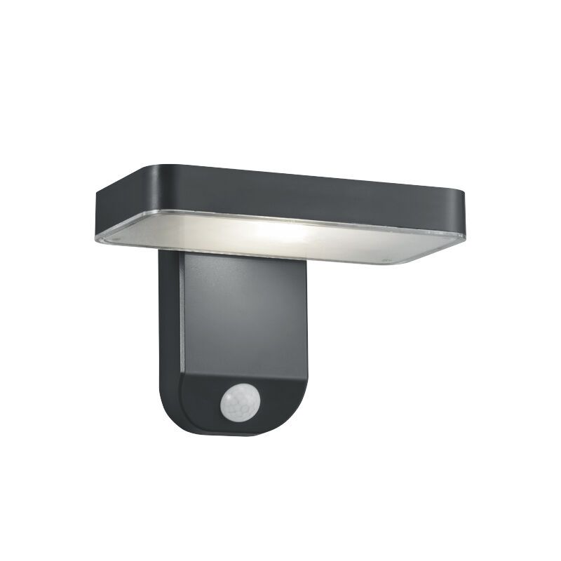 Antrasiitti muovi liiketunnistimella varustettu ulkoseinävalaisin, Summer, 4,5W, 3000K LED, IP44