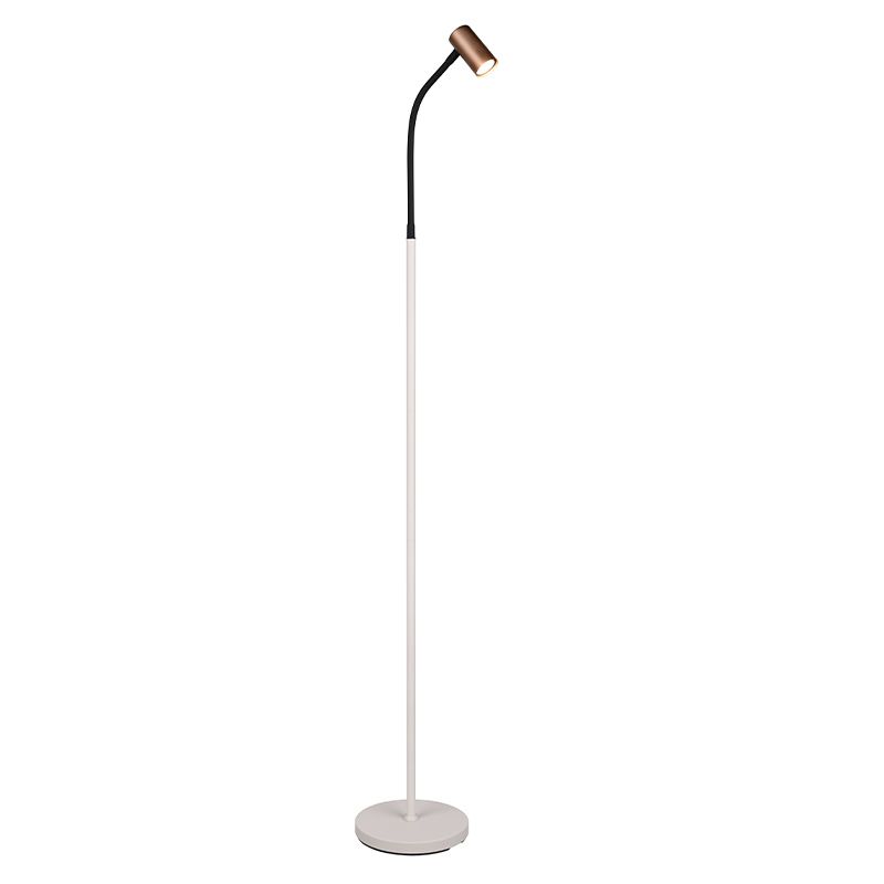 Ruskea metalli gulv lampe, Suradj, katkaisimella