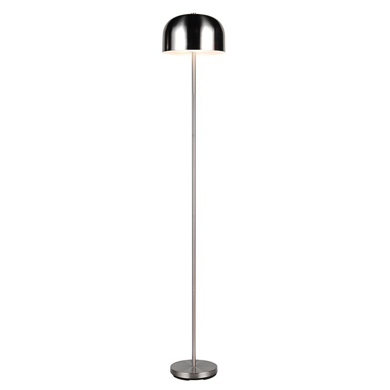 Nikkeli metalli ladattava lattiavalaisin, Dustin, 2,5W, 3000K LED, 3-portaisesti himmennettävä