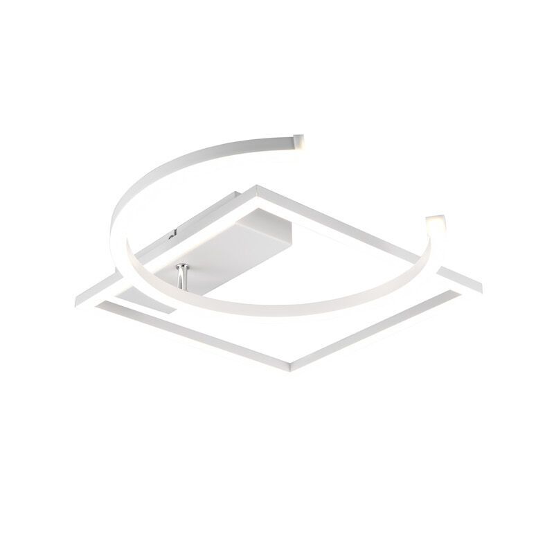 Valkoinen metalli kattolamppu, Emine, 23,5W, 4000K LED