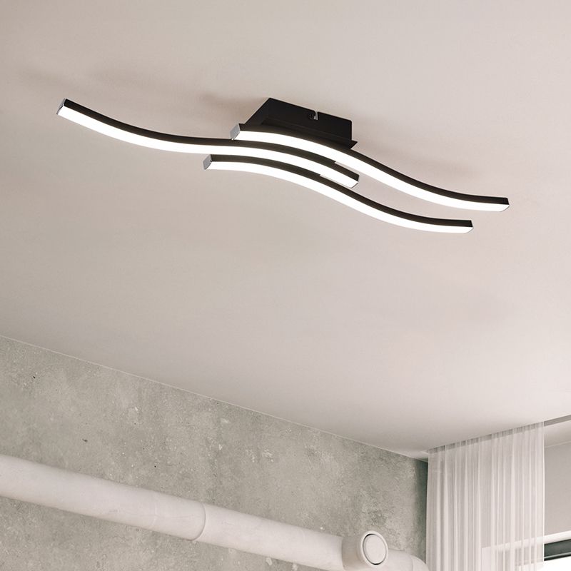 Musta metalli kattovalaisin, Go, 5W, 4000K LED