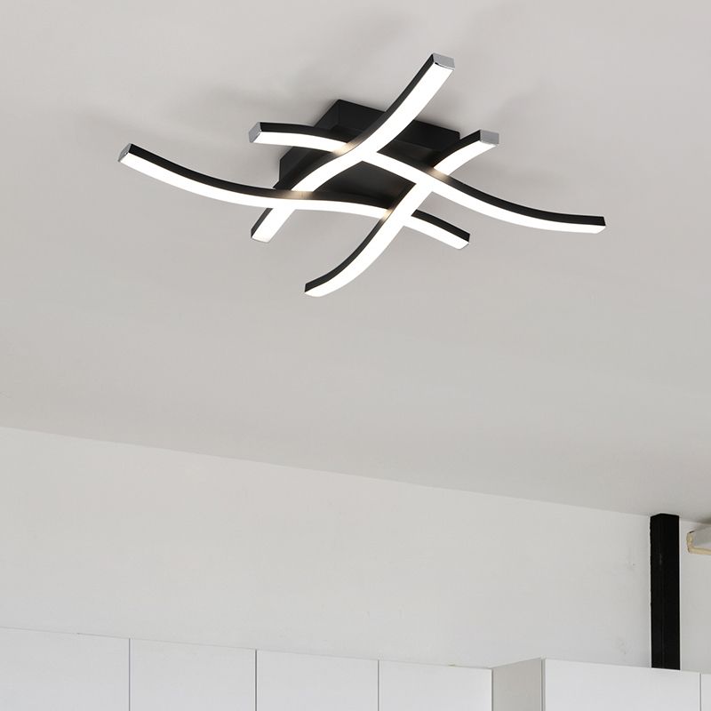 Musta metalli kattovalaisin, Go, 5W, 4000K LED
