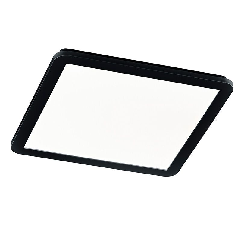 Musta muovi kylpyhuoneen kattovalaisin, Gistrup, 24W, 3000K LED, IP44