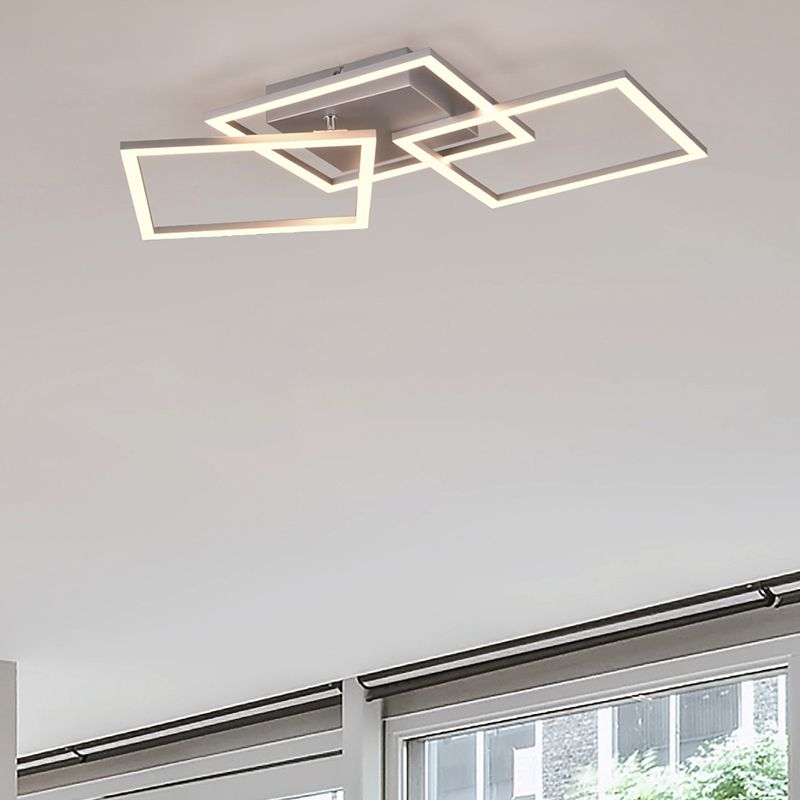 Kromi metalli kattolamppu, Margaux, 31W, 3000K LED