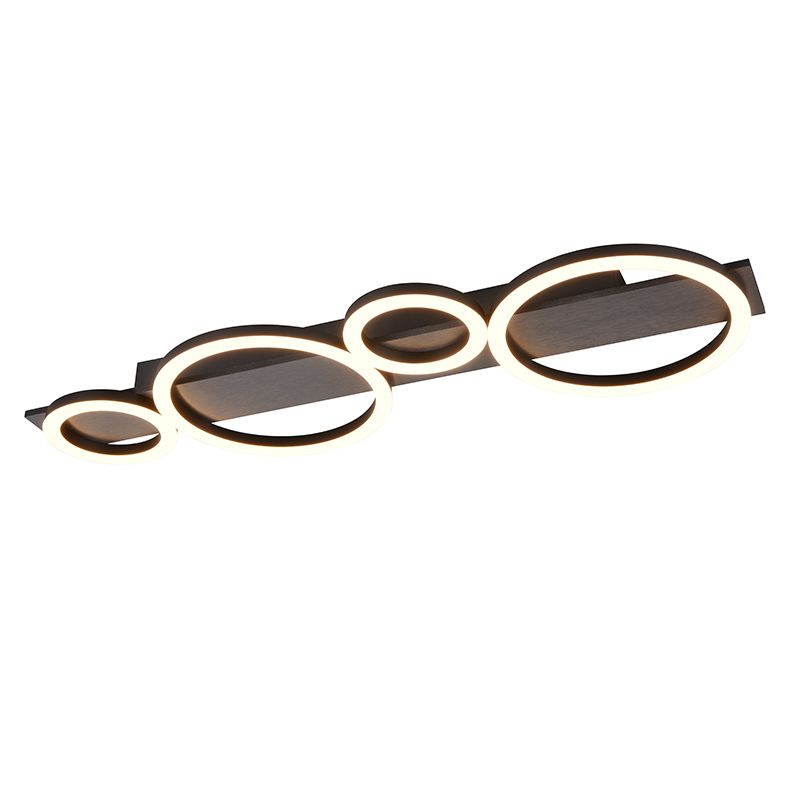 Musta metalli kattovalaisin, Ishaan, 26,5W, 3000K LED