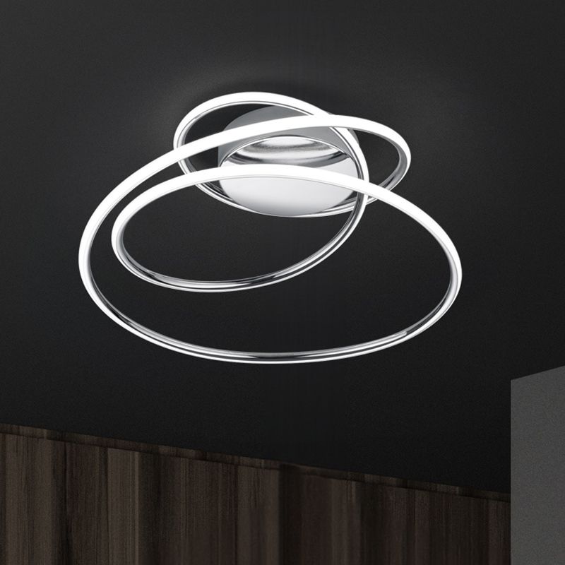 Kromi metalli kattolamppu, Marell, 36W, 4000K LED, 3-portaisesti himmennettävä