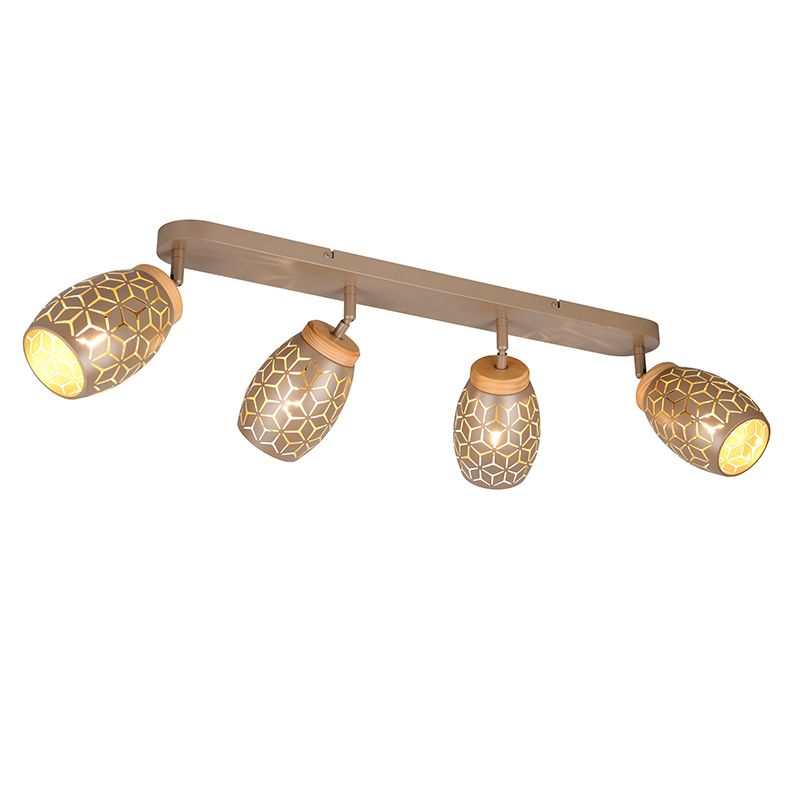 Ruskea metalli kattokohdevalaisin, Delana