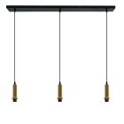 Alumiini riippuvalaisin ilman varjostinta kulta, Rika