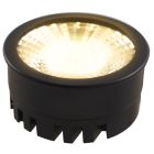 Himmennettävä Olucia LED-moduulilamppu Vivian, musta, 5W, himmennettävä lämpimäksi