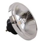 Himmennettävä GU10 Olucia (AR111) LED-lamppu Clint, musta, 6W, 4000K