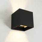 Moderni ulkoseinävalaisin hämäräkytkimellä musta, Dion, 6W, 2700K LED, IP54