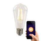 Olucia Älykäs LED-lamppu E27 Deco, 5W, himmennettävä lämpimäksi