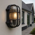 Teollinen bulleye ulkovalaisin musta, Luce, IP44