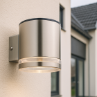 Moderni aurinkovoimainen ulkovalaisin kromi, Tommy, 1W, 2700K LED, IP54