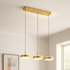 Design riippuvalaisin messinki, Lava, 56W, 3000K LED