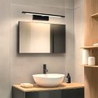 Moderni peilivalaisin musta, Steffy, 6W, 2700K LED, IP44