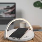 Muovi pöytävalaisin valkoinen, Erhan, 2W, 3000K LED, katkaisimella