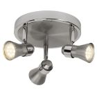 Metalli kattokohdevalaisin kromi, Roel, 7W, 3000K LED