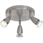 Metalli kattovalaisin kromi, Keysha, 3W, 3000K LED