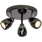 Metalli kattovalaisin musta, Khadra, 3W, 3000K LED