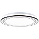 Moderni kattovalaisin musta, Merlijn, 36W, white switch LED, kaukosäätimellä