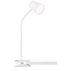 Muovi puristinvalaisin valkoinen, Musab, 7W, 3000K LED, 3-portaisesti himmennettävä