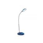 Muovi työpöytävalaisin sininen, Marenthe, 2W, 6000K LED, katkaisimella