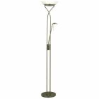 Moderni seisova lukulamppu messinki, Joann, 18W, 3000K LED, katkaisimella