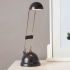 Moderni työpöytävalaisin musta, Louna, 6W, 2700K LED, katkaisimella