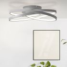 Design kattovalaisin harmaa, Milou, 40W, 3000K LED