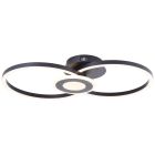 Design kattovalaisin musta, Volkert, 24W, 3000K LED