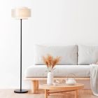 Rustiikkinen lattiavalaisin beige, Gerbert, katkaisimella