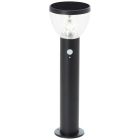 Moderni aurinkovoimainen ulkolattiavalaisin musta, Saar, 3W, 3000K LED, IP44