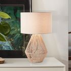 Rustiikkinen pöytävalaisin beige, Fennie, katkaisimella