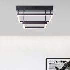 Moderni kattolamppu musta, Enis, 34W, 3000K LED, 3-portaisesti himmennettävä
