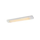 Muovi LED valolista 30cm valkoinen, Enrique, 10W, 3000K LED