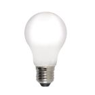 Himmennettävä E27 Olucia LED-lamppu, A60, 5W, valkoinen lasi, 4000k