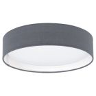 Moderni kangas kattolamppu harmaa, Abano, 12W, 3000K LED