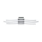Moderni muovi kattovalaisin kromi, Therese, 26W, 3000K LED